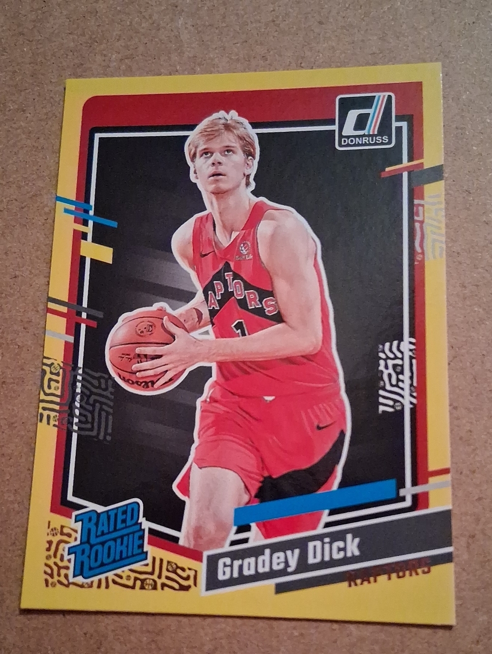 Donruss Gradey Dick Yellow Border Rated Rookie Card